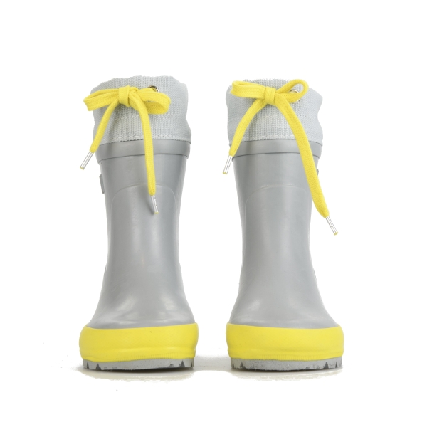 Kids' Novesta Kiddo Winter Rubber Boots Grey / Yellow | hQZp6pAZFZ8