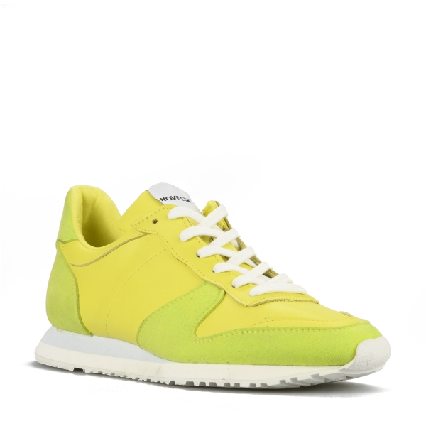 Women's Novesta Marathon Vegan Al Running Shoes Yellow | bVqLEXf5hdb